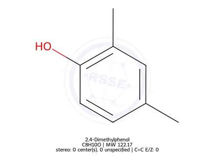 Chemical structure of 2,4-Dimethylphenol