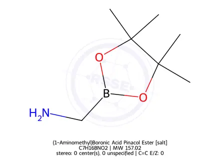 Chemical structure of (1-Aminomethyl)Boronic Acid Pinacol Ester