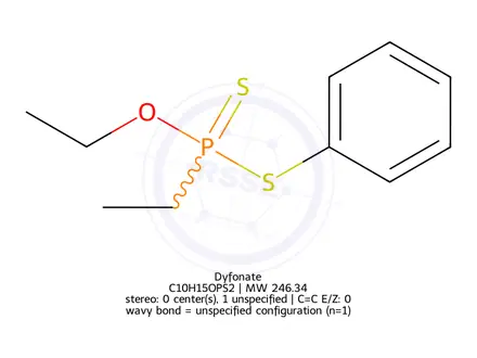 Chemical structure of Dyfonate