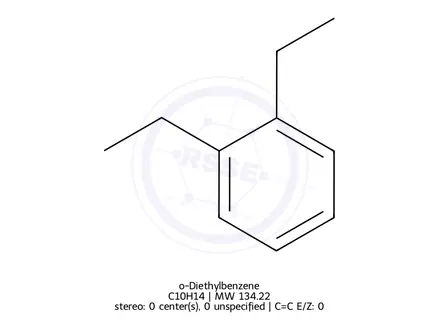 Chemical structure of o-Diethylbenzene