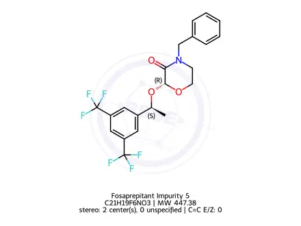 Chemical structure of Aprepitant Impurity 15