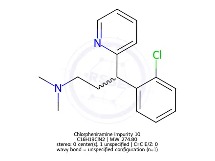 Chemical structure of Chlorpheniramine Impurity 10
