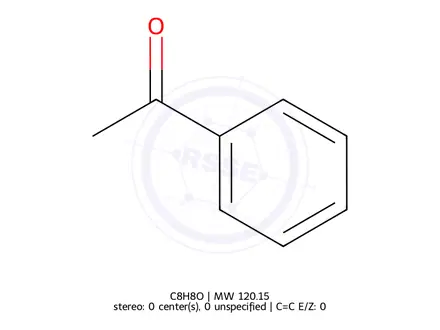 Chemical structure of Acetophenone(Benzhexol)