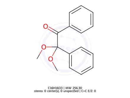 Chemical structure of 2,2-Dimethoxy-2-phenylacetophenone