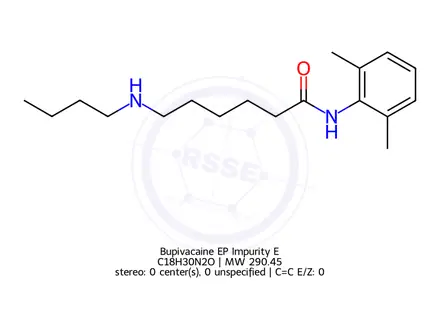 Chemical structure of Bupivacaine EP Impurity E