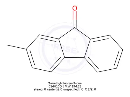 Chemical structure of 2-methyl-fluoren-9-one