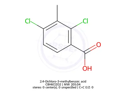 Chemical structure of 2,4-Dichloro-3-methylbenzoic acid