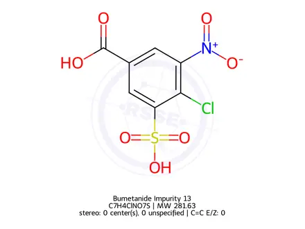 Chemical structure of Bumetanide Impurity 13