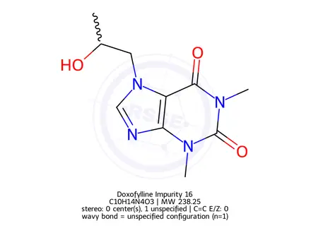 Chemical structure of Doxofylline Impurity 16