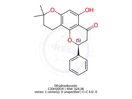Chemical structure of Dihydroobovatin