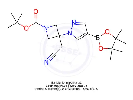 Chemical structure of Baricitinib Impurity 31