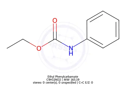Chemical structure of Ethyl Phenylcarbamate