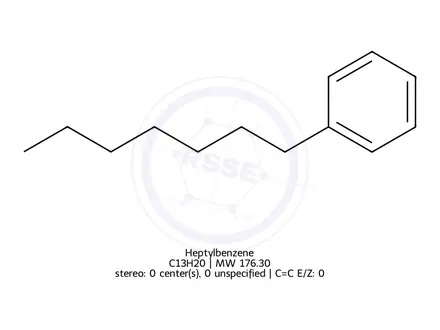 Chemical structure of Heptylbenzene