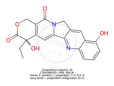 Chemical structure of Campathecin Impurity 32