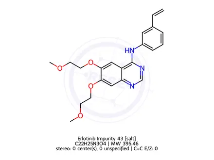 Chemical structure of Erlotinib Hydrochloride-Impurity E