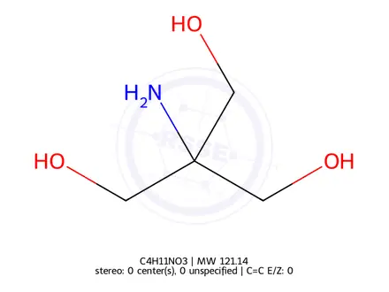 Chemical structure of Tris(hydroxymethyl)aminomethane