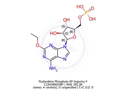 Chemical structure of Fludarabine EP impurity F