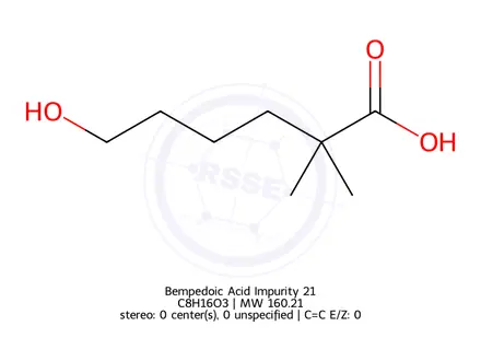 Chemical structure of Bempedoic Acid Impurity 21