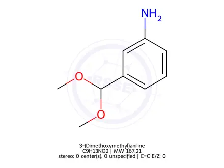 Chemical structure of 3-(Dimethoxymethyl)aniline