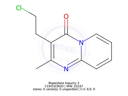 Chemical structure of Risperidone Impurity 3