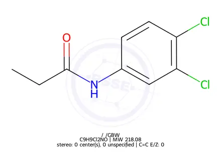 Chemical structure of Propanil