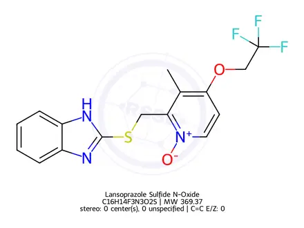 Chemical structure of lansoprazole Impurity G