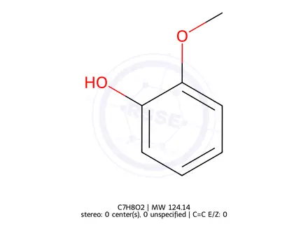 Chemical structure of Guaiacol