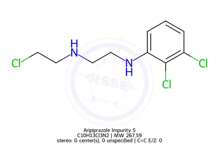 Chemical structure of Aripiprazole Impurity 7 HCl