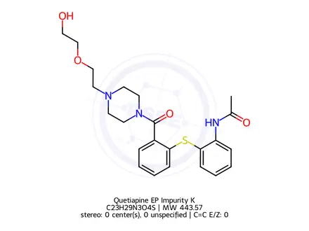 Chemical structure of Quetiapine EP Impurity K