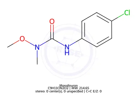 Chemical structure of Monolinuron
