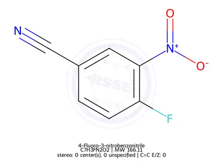 Chemical structure of 4-Fluoro-3-nitrobenzonitrile