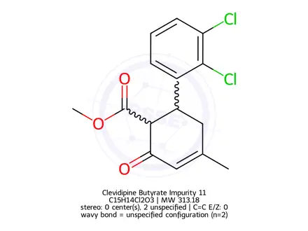Chemical structure of Clevidipine Butyrate Impurity 11