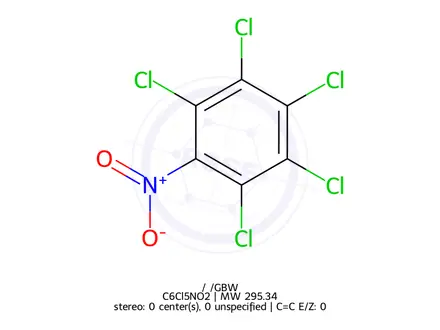 Chemical structure of Pentachloronitrobenzene