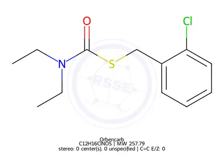 Chemical structure of Orbencarb