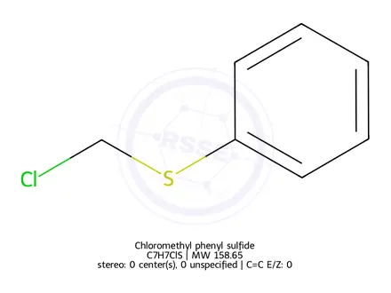 Chemical structure of Chloromethyl phenyl sulfide