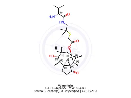 Chemical structure of Valnemulin