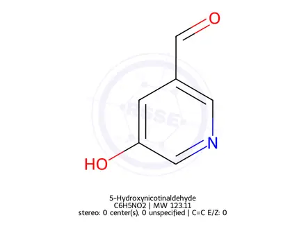 Chemical structure of 5-Hydroxynicotinaldehyde