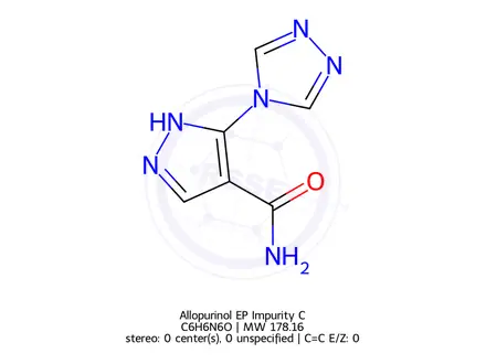 Chemical structure of Allopurinol EP Impurity C