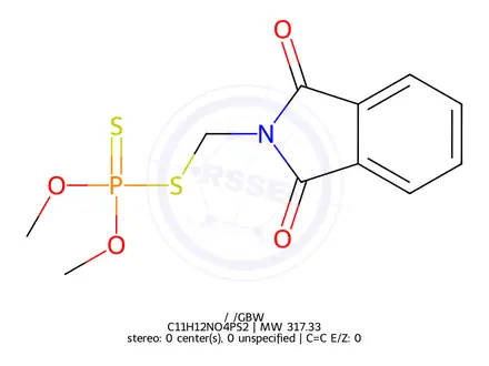 Chemical structure of Imidan