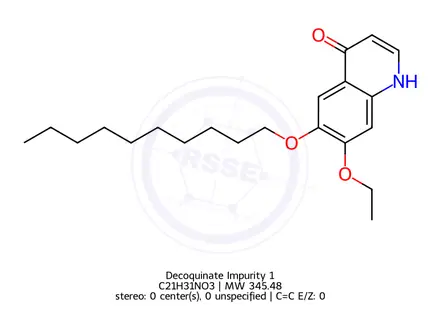 Chemical structure of Decoquinate Impurity 1