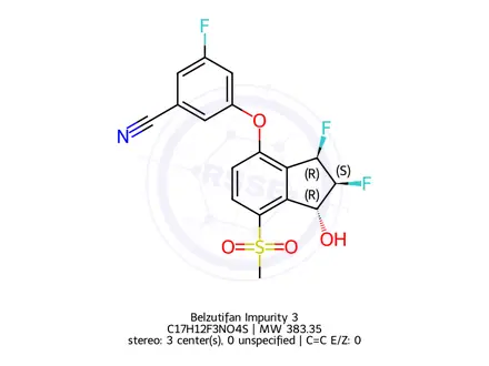 Chemical structure of Belzutifan Impurity 3