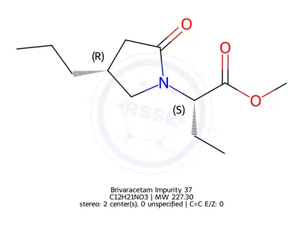 Chemical structure of Brivaracetam Impurity 37