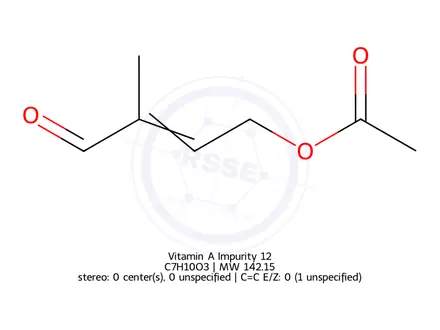 Chemical structure of Vitamin A Impurity 12