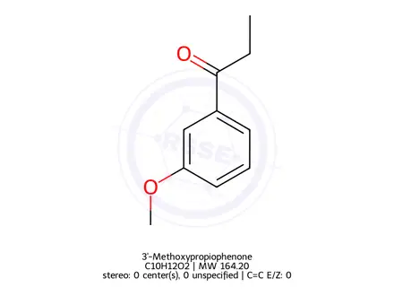Chemical structure of 3'-Methoxypropiophenone