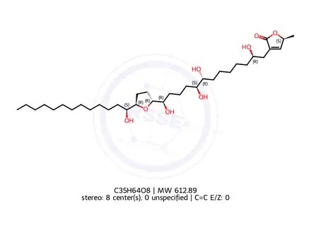 Chemical structure of Annomuricin B