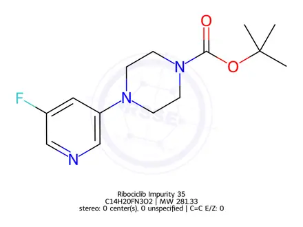 Chemical structure of Ribociclib Impurity 35