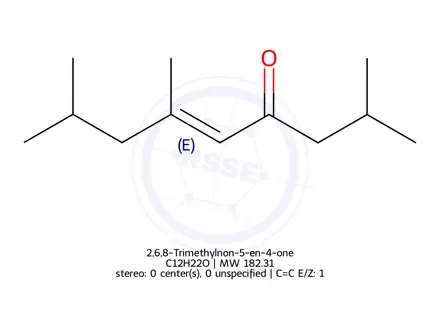 Chemical structure of 2,6,8-Trimethylnon-5-en-4-one