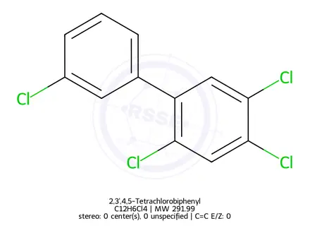 Chemical structure of 2,3',4,5-Tetrachlorobiphenyl