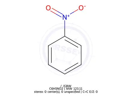 Chemical structure of Nitrobenzene