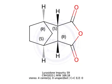 Chemical structure of Lurasidone Impurity 59